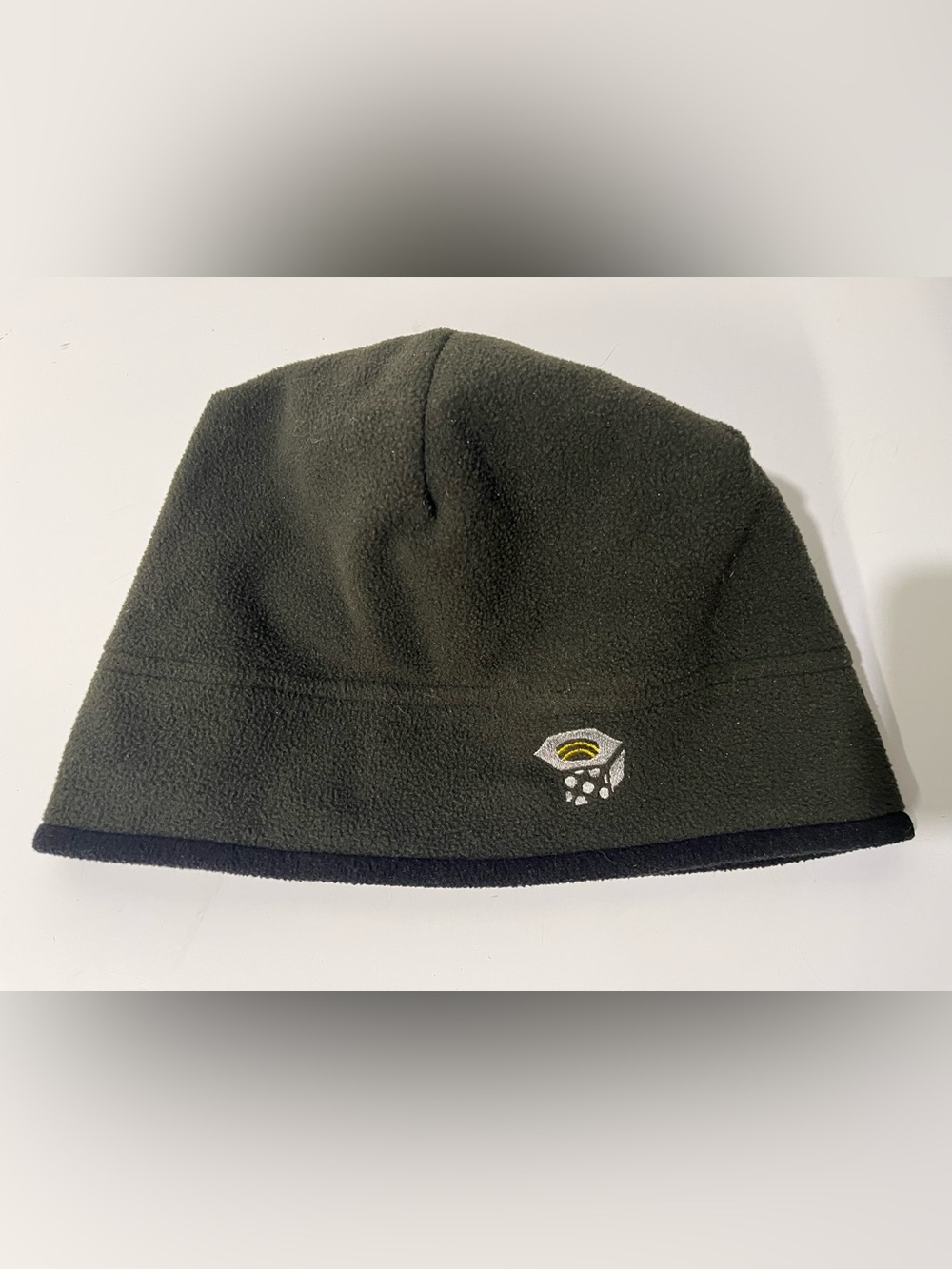 Mountain Hardware Polartec green fleece hat